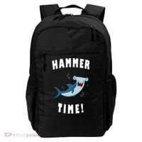 Hammer Time Funny Hammerhead Shark Backpack thumb 0