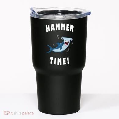 Hammer Time Funny Hammerhead Shark Tumbler