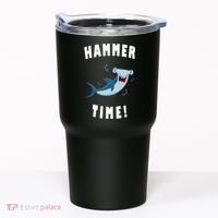 Hammer Time Funny Hammerhead Shark Tumbler thumb 0