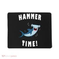 Hammer Time Funny Hammerhead Shark Mousepad thumb 0