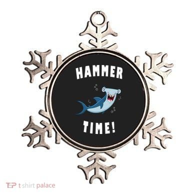 Hammer Time Funny Hammerhead Shark Ornament