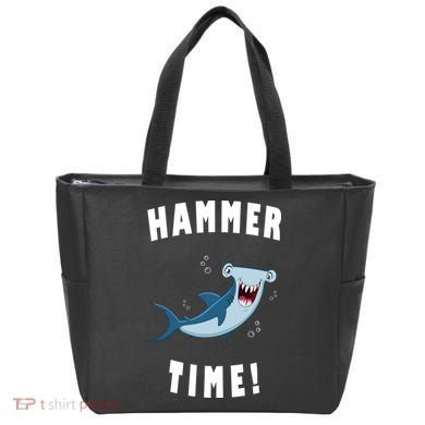 Hammer Time Funny Hammerhead Shark Tote Bag