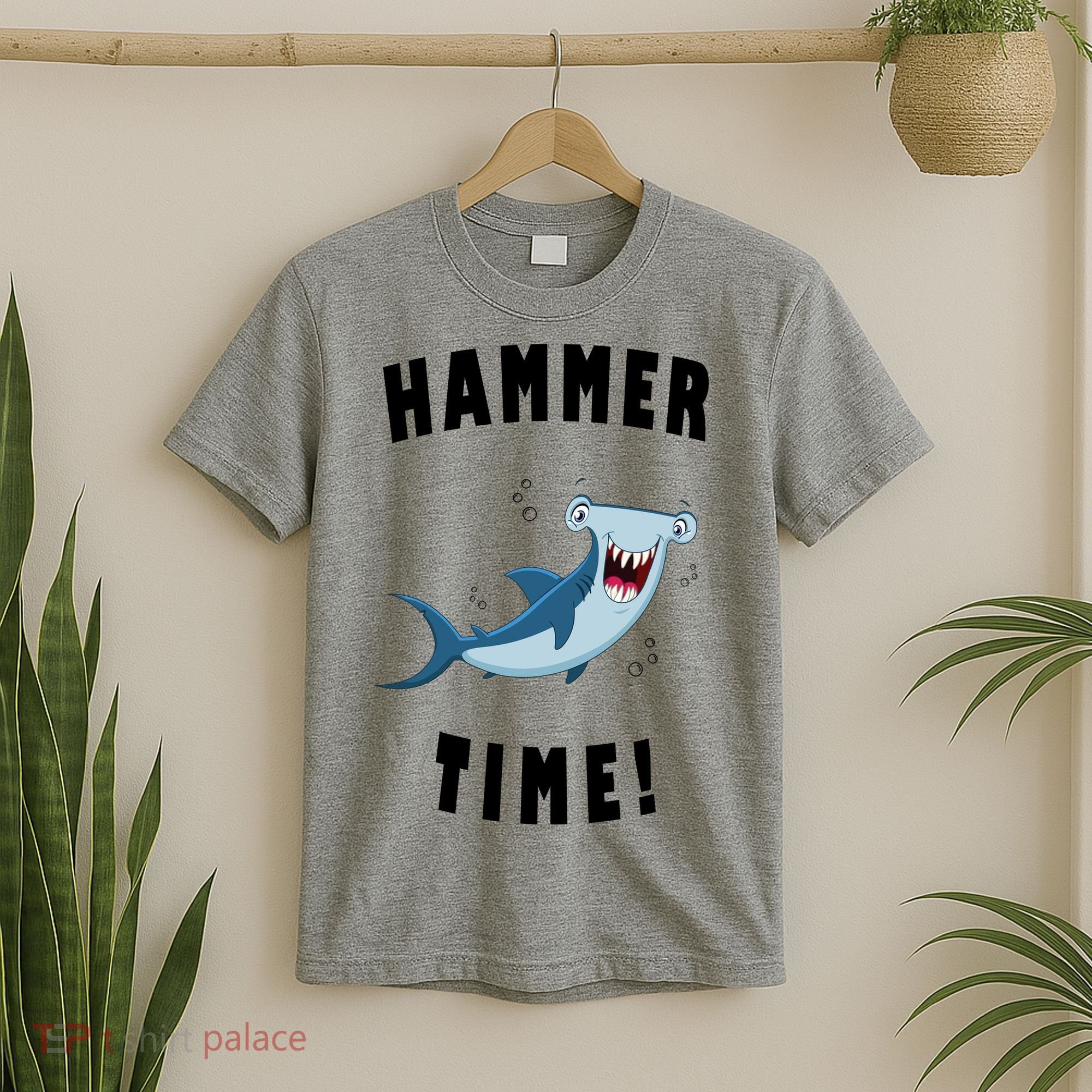 Hammer Time Funny Hammerhead Shark T-Shirt