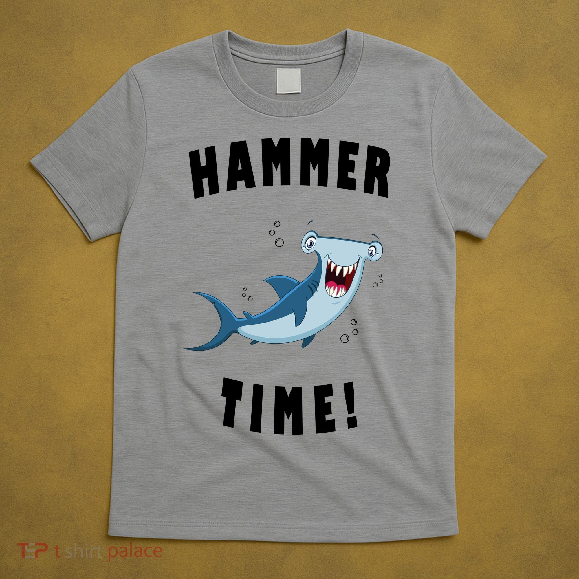 Hammer Time Funny Hammerhead Shark T-Shirt