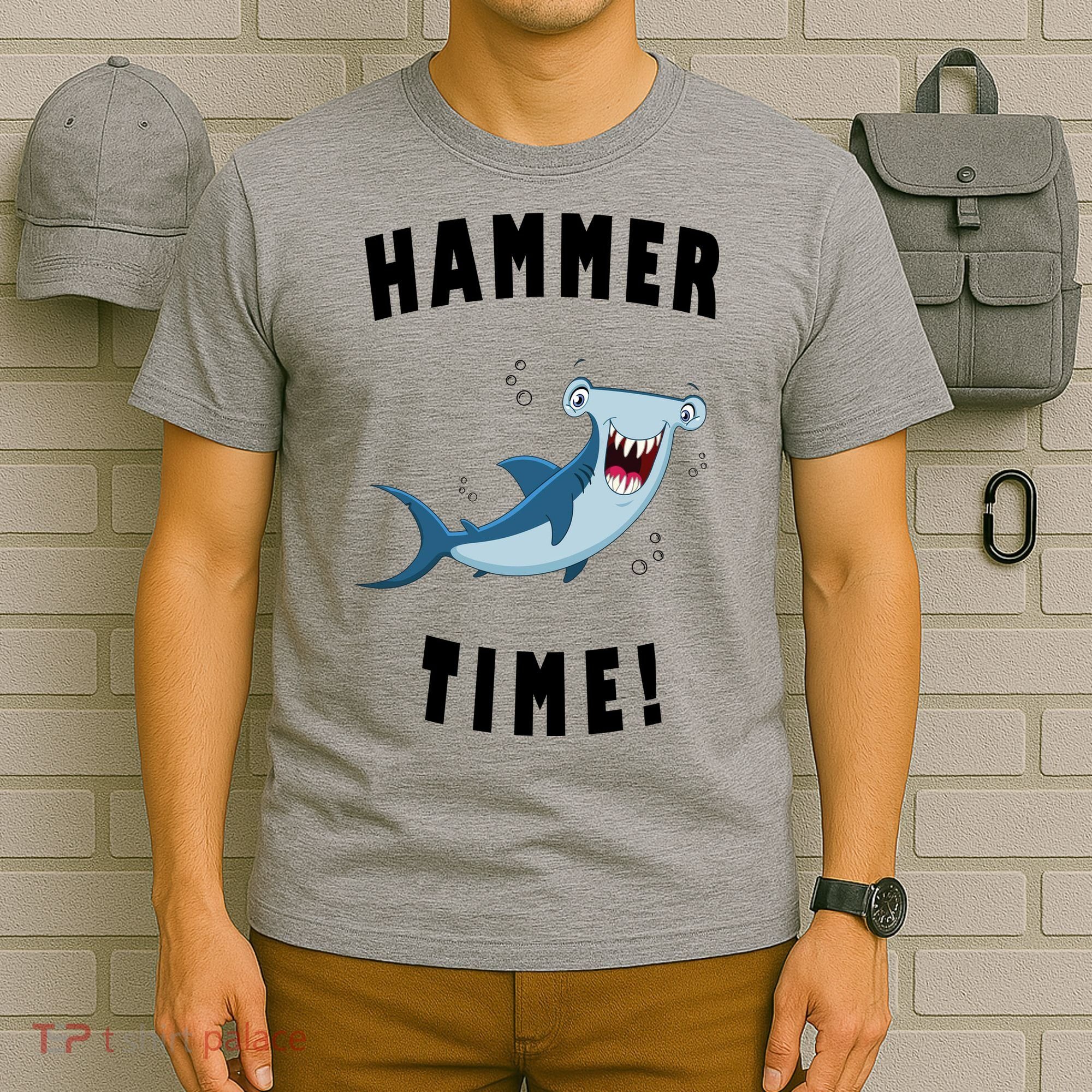 Hammer Time Funny Hammerhead Shark T-Shirt