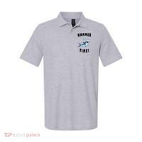 Hammer Time Funny Hammerhead Shark Polo thumb 0