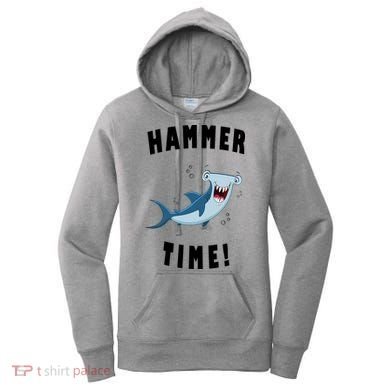 Hammer Time Funny Hammerhead Shark Women's Hoodie