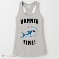 Hammer Time Funny Hammerhead Shark Women's Tank Top thumb 0