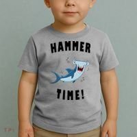Hammer Time Funny Hammerhead Shark Toddler T-Shirt thumb 2