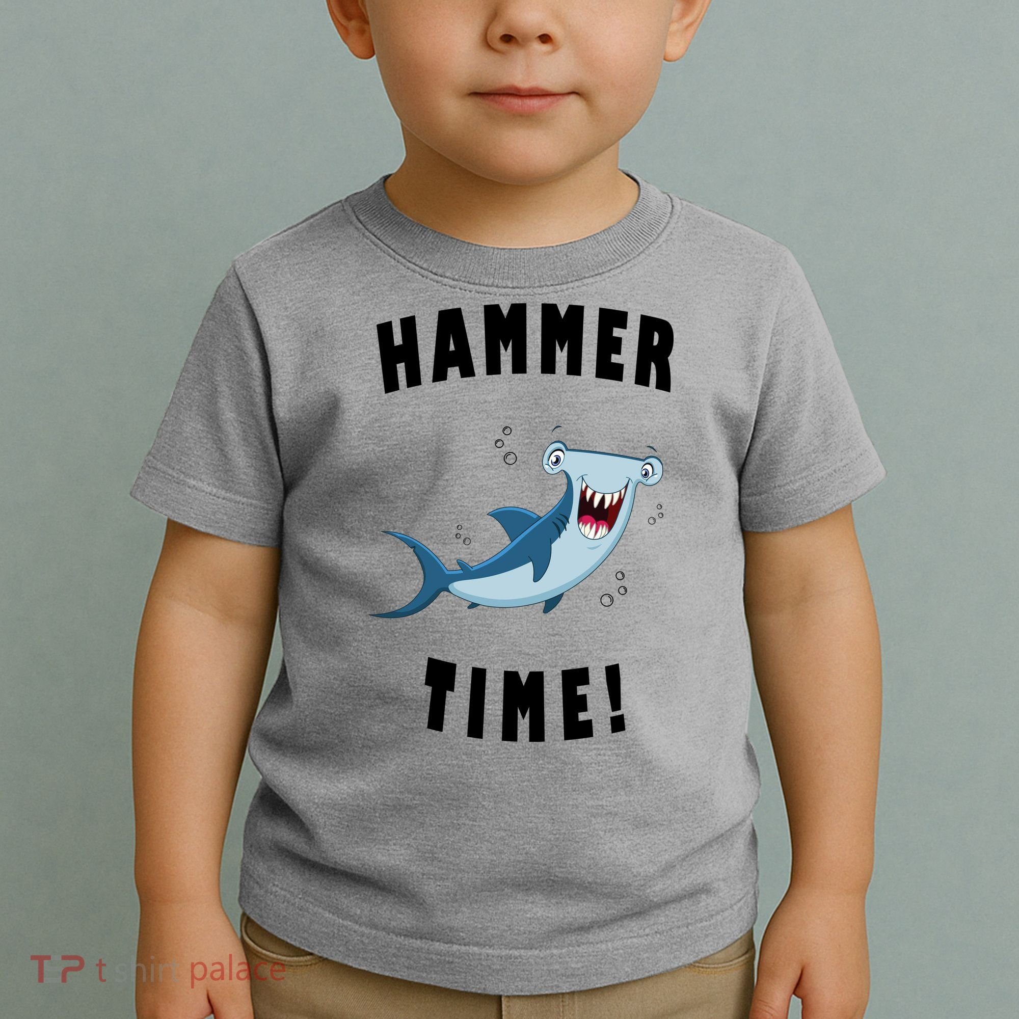 Hammer Time Funny Hammerhead Shark Toddler T-Shirt