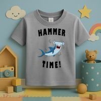 Hammer Time Funny Hammerhead Shark Toddler T-Shirt thumb 3