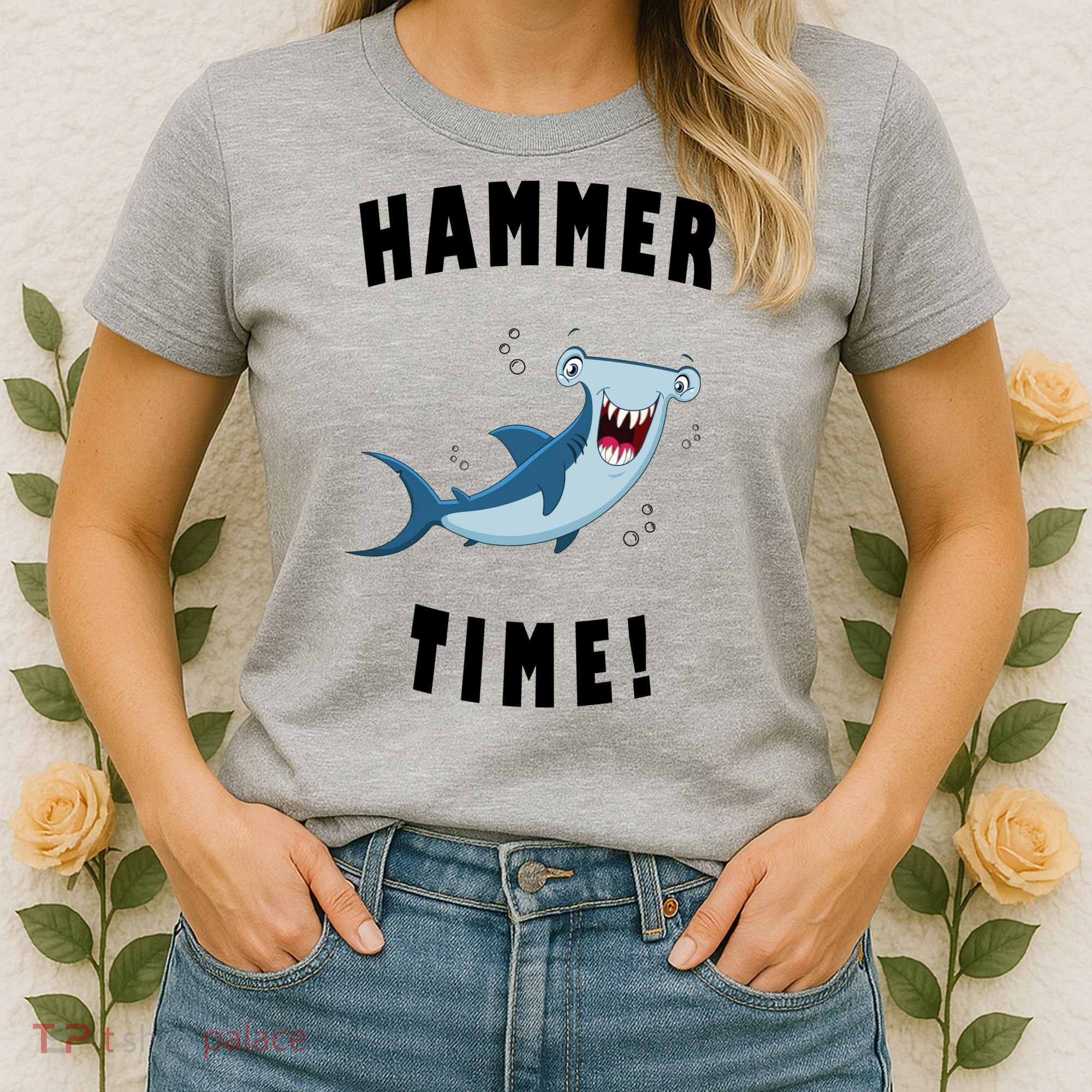 Hammer Time Funny Hammerhead Shark Women's T-Shirt