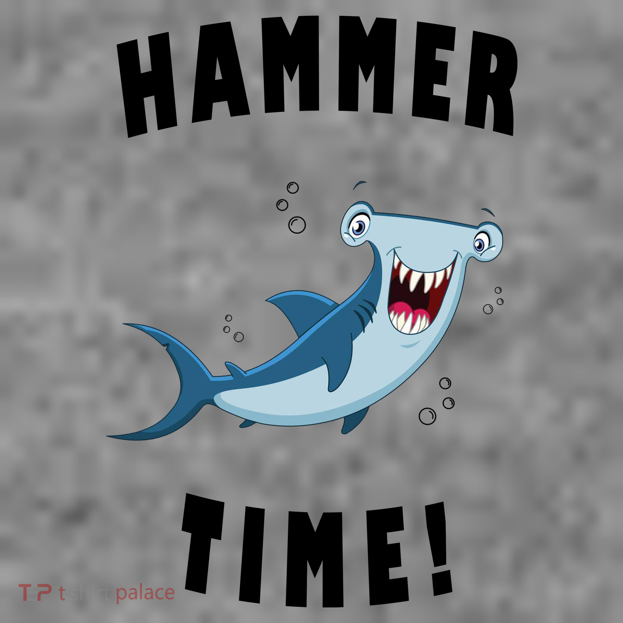 Hammer Time Funny Hammerhead Shark Kids Long Sleeve Shirt