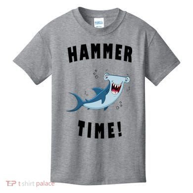 Hammer Time Funny Hammerhead Shark Kids T-Shirt