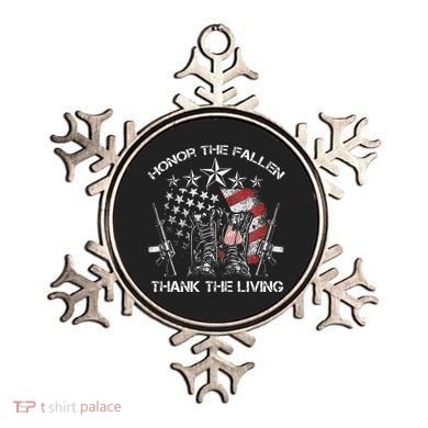 Honor The Fallen Thank The Living Memorial Day Ornament