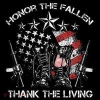 Honor The Fallen Thank The Living Memorial Day Ornament thumb 1