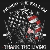 Honor The Fallen Thank The Living Memorial Day Tall Hoodie thumb 2