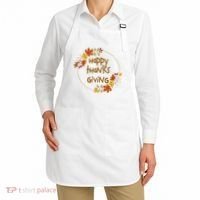 Happy Thanksgiving Fall Leaves Holiday Gift Apron thumb 2