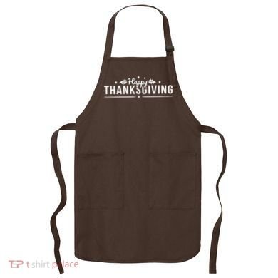 Happy Thanksgiving Festive Holiday Fall Apron