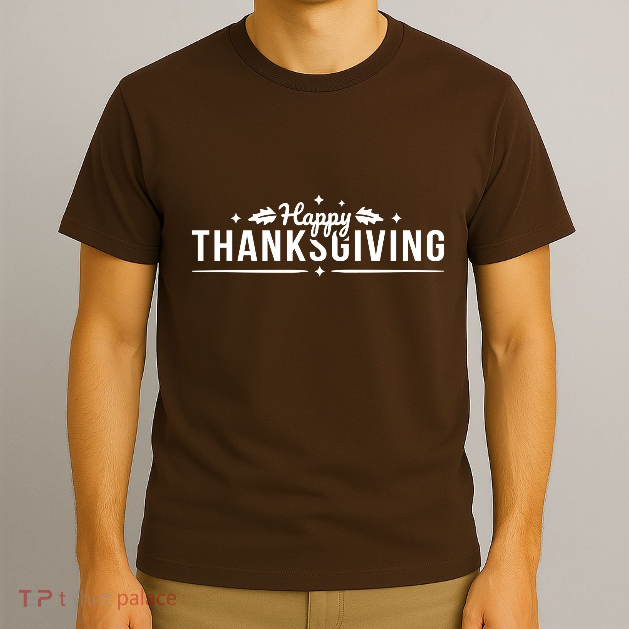 Happy Thanksgiving Festive Holiday Fall T-Shirt