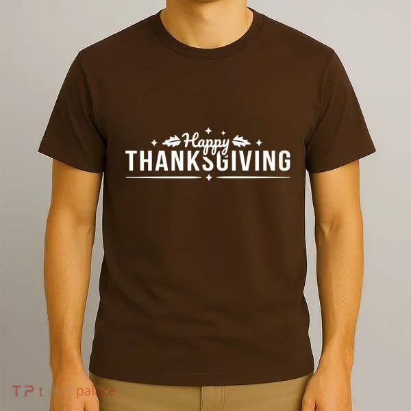 Happy Thanksgiving Festive Holiday Fall T-Shirt