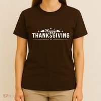 Happy Thanksgiving Festive Holiday Fall T-Shirt thumb 4