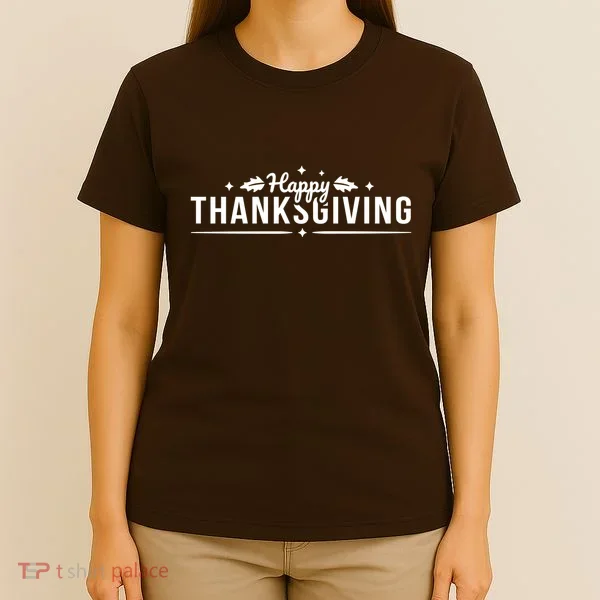 Happy Thanksgiving Festive Holiday Fall T-Shirt
