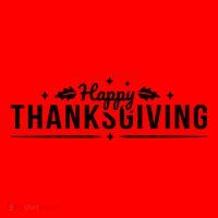 Happy Thanksgiving Festive Holiday Fall Santa Hat thumb 1