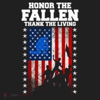 Honor The Fallen Thank The Living Memorial Day Gift Beanie thumb 2