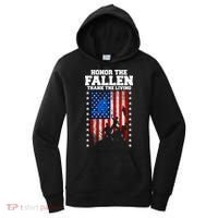 Honor The Fallen Thank The Living Memorial Day Gift Women's Hoodie thumb 0