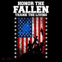 Honor The Fallen Thank The Living Memorial Day Gift Women's Hoodie thumb 2