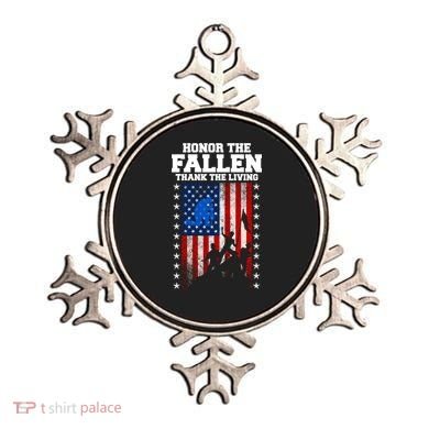 Honor The Fallen Thank The Living Memorial Day Gift Ornament