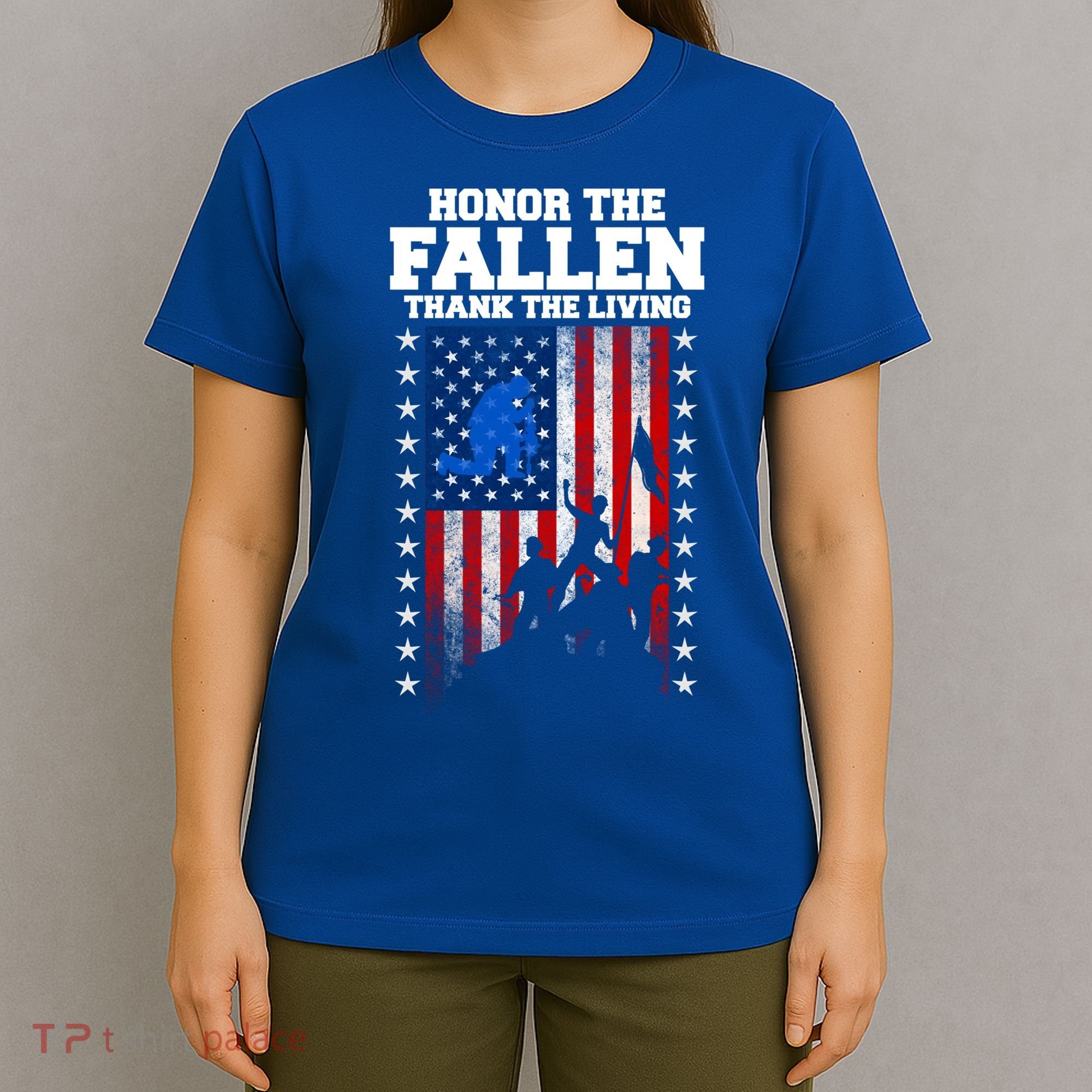 Honor The Fallen Thank The Living Memorial Day Gift T-Shirt