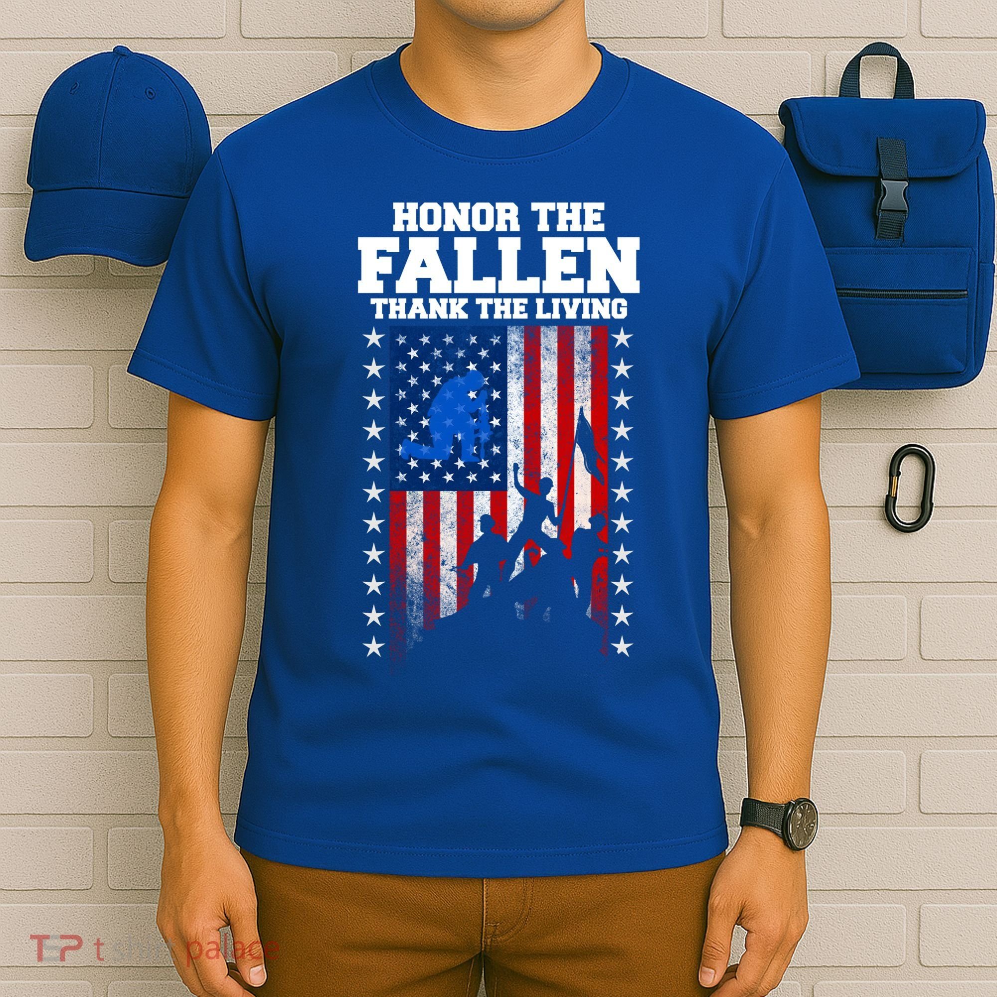 Honor The Fallen Thank The Living Memorial Day Gift T-Shirt