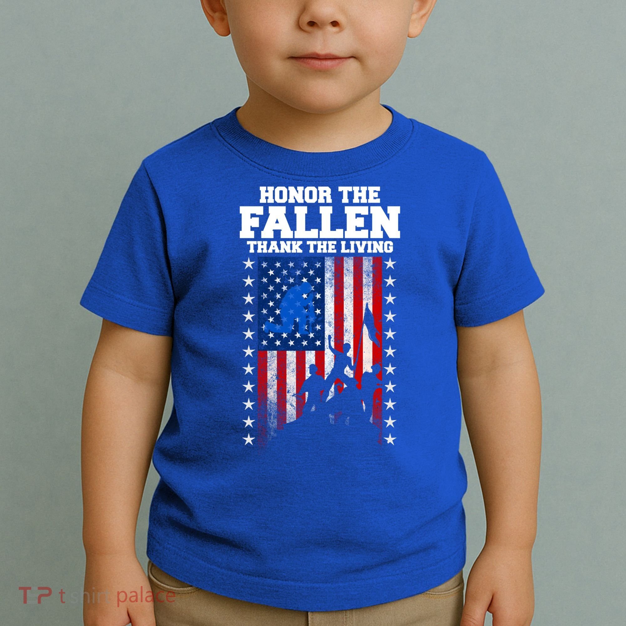 Honor The Fallen Thank The Living Memorial Day Gift Toddler T-Shirt