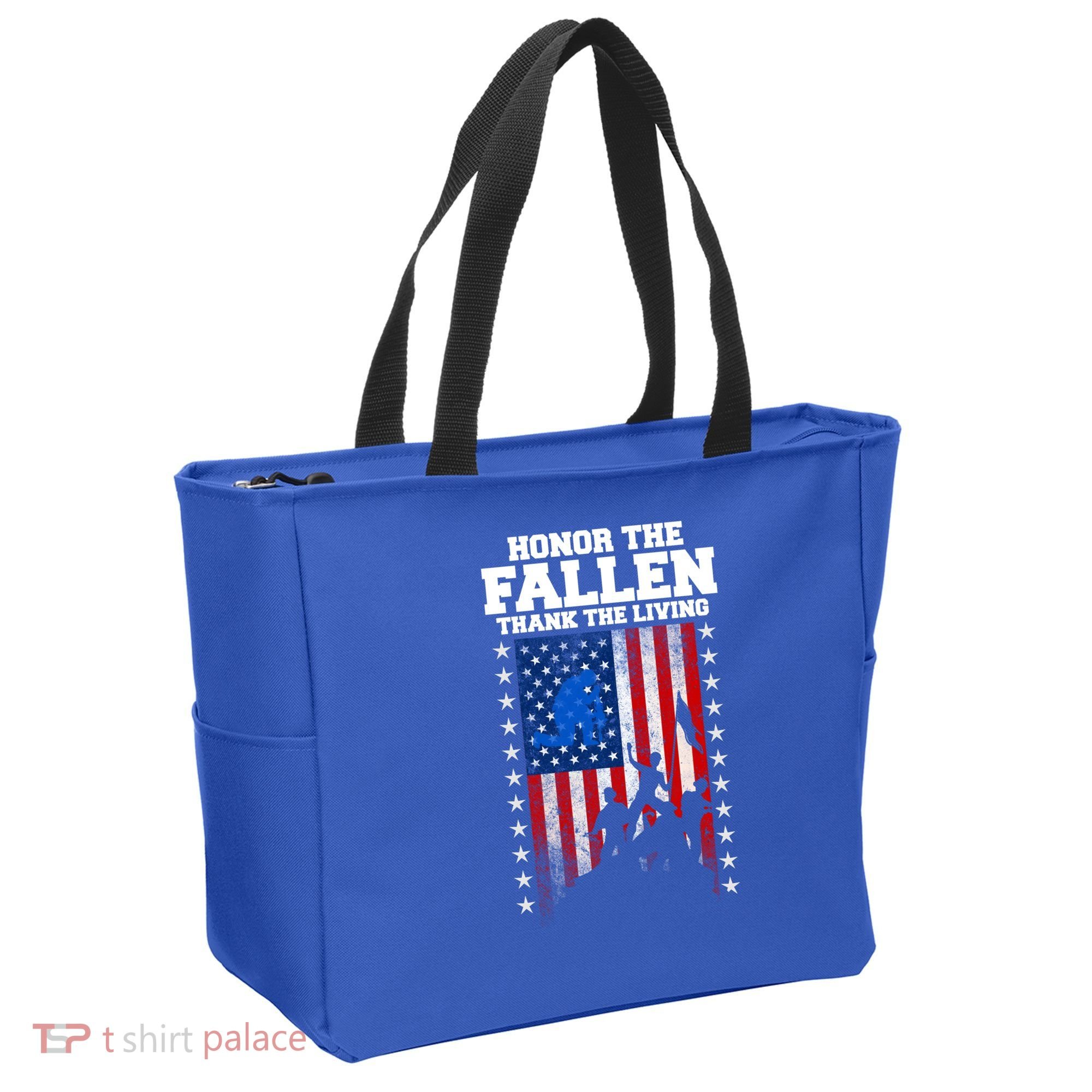 Honor The Fallen Thank The Living Memorial Day Gift Tote Bag