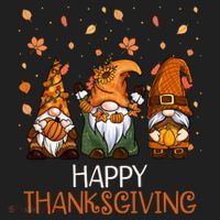 Happy Thanksgiving Gnome Squad Women's Sweatshirt thumb 2