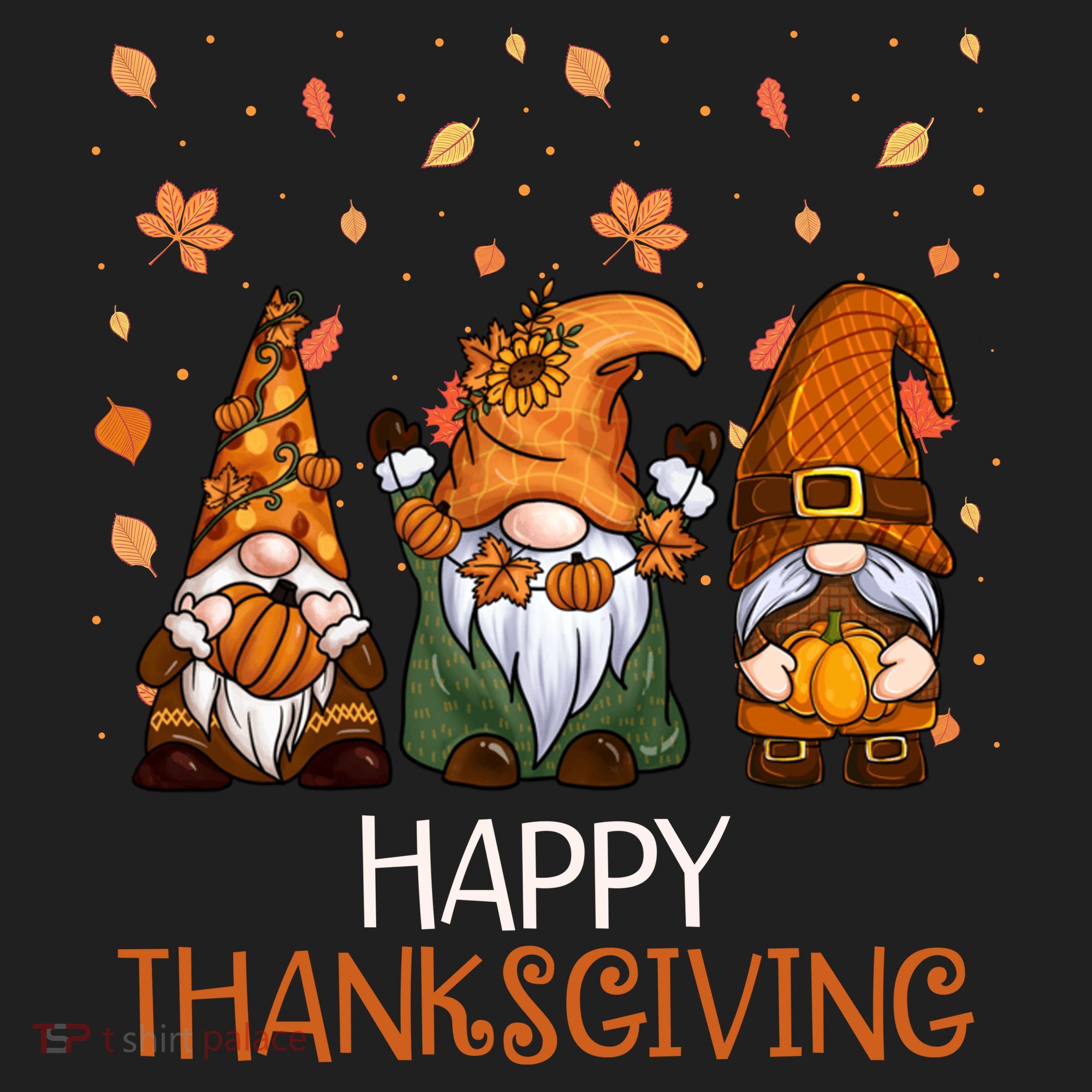 Happy Thanksgiving Gnome Squad Women's Sweatshirt