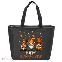 Happy Thanksgiving Gnome Squad Tote Bag thumb 0