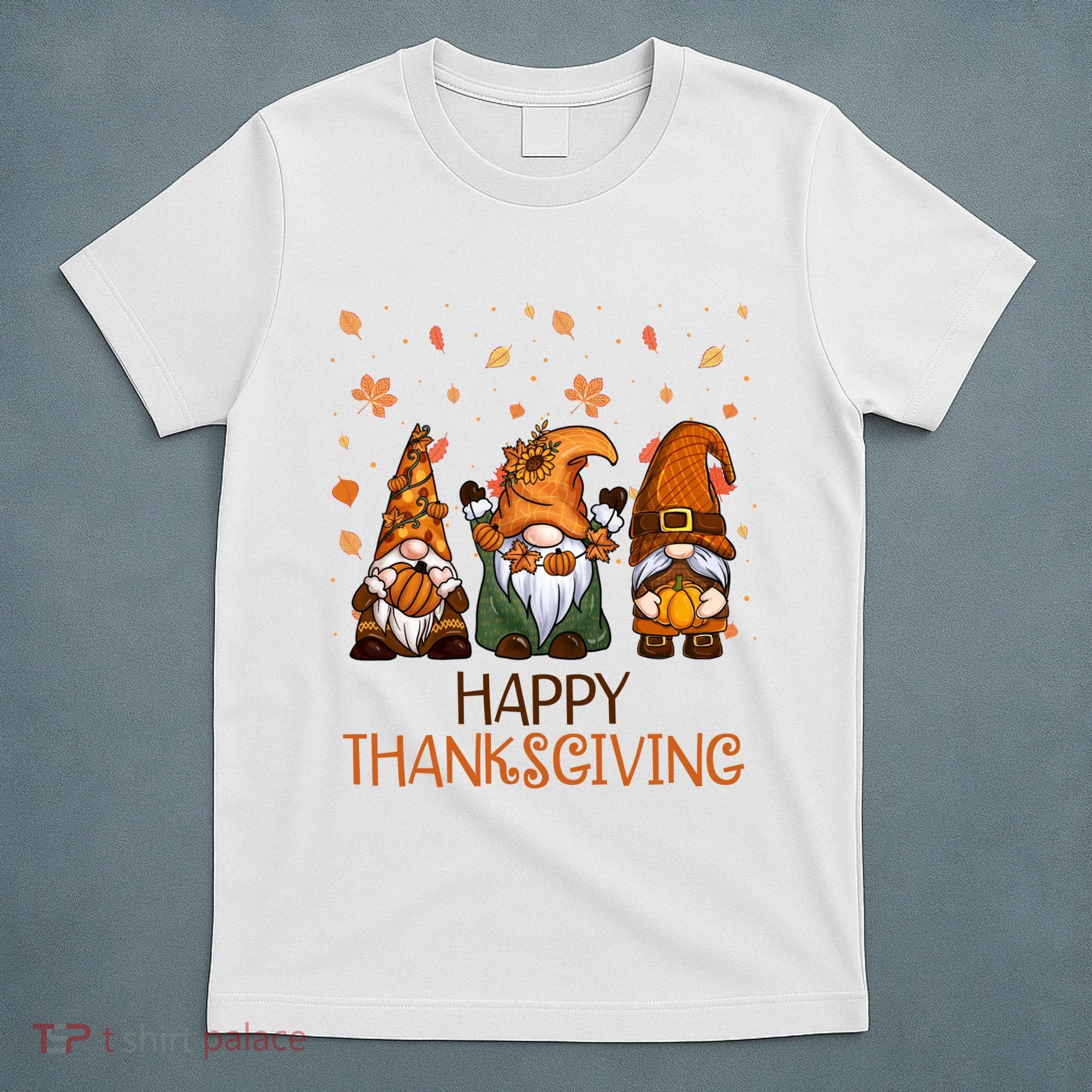 Happy Thanksgiving Gnome Squad T-Shirt