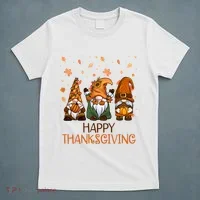 Happy Thanksgiving Gnome Squad T-Shirt thumb 5