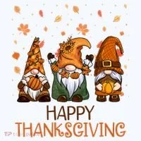 Happy Thanksgiving Gnome Squad T-Shirt thumb 7
