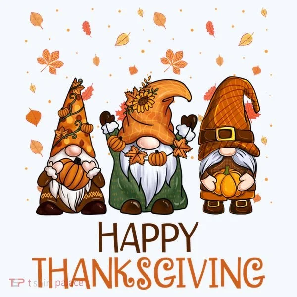 Happy Thanksgiving Gnome Squad T-Shirt