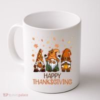 Happy Thanksgiving Gnome Squad Coffee Mug thumb 0