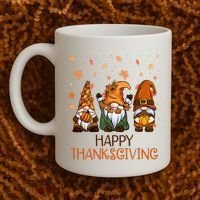 Happy Thanksgiving Gnome Squad Coffee Mug thumb 2