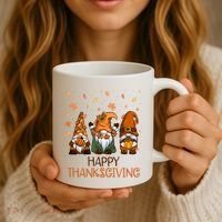 Happy Thanksgiving Gnome Squad Coffee Mug thumb 3