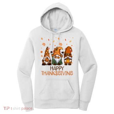 Happy Thanksgiving Gnome Squad Women's Hoodie