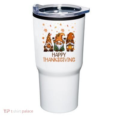 Happy Thanksgiving Gnome Squad Tumbler