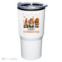 Happy Thanksgiving Gnome Squad Tumbler thumb 0