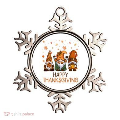 Happy Thanksgiving Gnome Squad Ornament